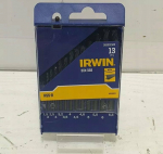 Irwin drill IRWIN DRILL METAL HSS-R DIN338 set.13szt. 1.5-2-2.5-3-3.2-3.5-4-4.5-4.8-5-5.5-6-6.5mm w cassette