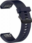 FIXED silicone strap for Garmin QuickFit 20mm, niebieski