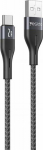 Kabel USB Yesido yesido Kabel CA121 18W USB-Type-C 1m 2A, BLACK / CZARNY