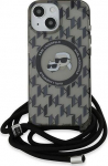 Karl Lagerfeld KLHMP15SHCKCKLCK Rear Cover for Apple iPhone 15 / 14 / 13