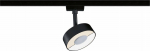 Paulmann URail track reflector CIRCLE LED 5W 210lm 3000/4000K 230V matte black/ metal