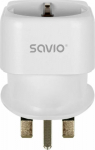 Savio Adapter traveler AP-04, nest EU &ndash; plug UK