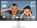 MSI Pro MP273QWDE E2, 68.6 cm (27"), 2560 x 1440 Pixel, Wide Quad HD, LCD, 4 ms, Wei&szlig;