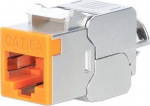 INTELLINET Cat6a 10G STP Keystone-Modul orange
