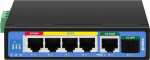 Ernitec Switch - Intelligent, Industrial - unmanaged - 4 x 10/100/1000 (PoE)