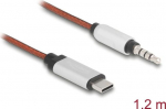 DELOCK AUX Kabel USB Type-C plug to jack plug 3.5 mm
