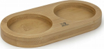 Peugeot Linea Bambus M&uuml;hlen- untersetzer 16cm natur