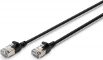 DIGITUS patch cable CAT 6A F/FTP Slim 2.00m schwarz