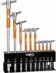 Neo Tool Set Pin Wrenches. Zestaw 10 szt. w rack 2 - 10 mm