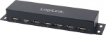 Logilink USB-HUB 7-Port metal LED-Anzeige m. Netzteil
