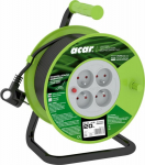 Acar reel extension cord, Retractable 20m czarny (M02047)