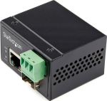 StarTech.com INDUSTRIAL FIBER TO ETHERNET, CONVERTER 100MBPS SFP TO RJ45