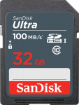 SANDISK ULTRA 32GB SDHC, MEMORY CARD 100MB/S