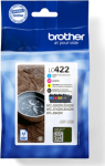 BROTHER LC422 VALUE BP INK & DR SEC TAG (BH19MB)