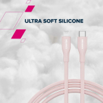 CANYON Kabel CLNM60 C-L 60W MFI 1m Silicone Pink