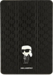 Tablet case Karl Lagerfeld Pouch Karl Lagerfeld KLFC10SAKHPKK Apple iPad 10.2 2019/2020/2021 (7., 8. i 9. generation) czarny/black Saffiano Monogram Icon Magnet Allover