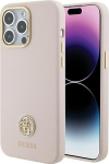Guess Silicone Logo Strass 4G Back Case for Apple iPhone 15 Pro Max