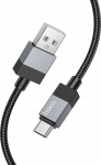 Kabel USB A do USB C Hoco 3A 1 m X110 czarny