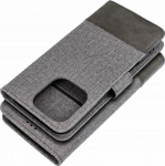 Etipo GOMMA Book holster for XIAOMI Redmi Note 14 5G szary