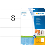 HERMA Etiketten Premium A4 wei&szlig; 105x74 mm Papier 200 St