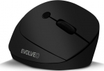 Mysz Evolveo EVOLVEO LadyErgo, silent vertical ergonomic mouse, 2.4GHz, czarna