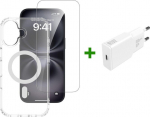 4smarts 3in1 Premium Starter Set f&uuml;r Apple iPhone 17 MagSafe-compatible