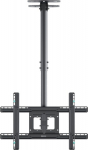 ONKRON Ceiling mount for TV 32"-80" max 68 kg, tilt-swivel, black