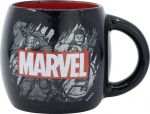Stor: Marvel Pattern - Globe Mug In Gift Box (380ml) (75436)