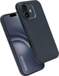 Decoded Leather Backcover iPhone 17 Navy Shadow