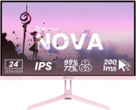 Arozzi | Nova | 24 " | IPS | 16:9 | 200 Hz | 1 ms | 1920 x 1080 pixels | 300 cd/m&sup2; | HDMI ports quantity 1 | Pink