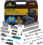 KingTul Tool Kit 94el. 1/2'', 1/4'' (6-angular) (4-32mm)