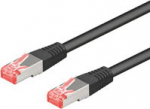 Wentronic Goobay CAT 6a S/FTP CU 10m Black