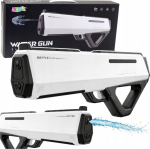 LEANToys Electric Pistol Rifle Water Gun White Range 12m 400ml