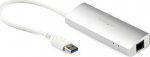 StarTech.com 3PT PORTABLE USB 3.0 HUB + GBE, IN
