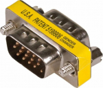 Adapter AV Akyga D-Sub (VGA) - D-Sub (VGA) yellow (AK-AD-19)