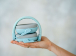 Momini kids noise-reducing earmuffs Milo Blue