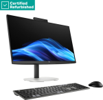 RENEW SILVER HP ProStudio 4 AIO All-In-One 24 - Ultra 5-235, 16GB, 512GB SSD, 23.8 FHD Non-Touch AG, Height Adjustable, USB Mouse, Win 11 Pro, 1 years