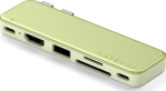 Satechi USB-C Snap Hub | USB-C | USB-A | HDMI 4K | czytnik kart micro/SD 104 MB/s | USB-C PD passthrough 45W - citrus