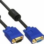 Cable InLine D-Sub (VGA) - D-Sub (VGA) 5m niebieski (17745S)