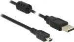 DELOCK USB KabelA -> Mini-B St/St 1.50m schwarz