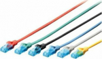 Digitus Patch cord U/UTP kat.5e PVC 0.25m szary (DK-1512-0025)