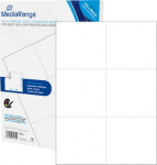 MediaRange Etiketten 105x99mm 300 St. stark sticky white