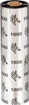 ZEBRA WAX RIBBON 83MMX450M 1600, ECONOMY WAX 25MM CORE