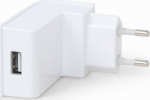 Gembird USB 2.1 A (White) - Charger