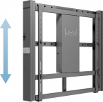 Multibrackets M Motorized Wallmount HD - Console - motorized - svart - screen size: 60"-105" - wall-mountable