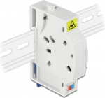 Delock Optical Fiber Connection Box for DIN Rail 2 x SC Simplex or LC Duplex