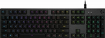 Log Logitech G512 Carbon Lightsync - gaming keyboard, GX Brown - switches