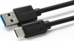 MicroConnect USB C-A 3.2 Gen 2 cable 1m, USB-C Gen1 - USB 3.0 A Black