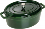 Staub La Cocotte 33cm oval, Basil Green, Cast Iron
