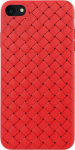 Devia Woven Pattern Design Soft Case iPhone SE2 red